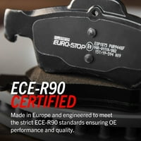 Power Stop Front Euro-Stop ECE-R tanúsítvánnyal rendelkező fékbetét és Rotor készlet ESK636