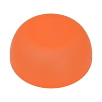 Mainstays - Narancssárga áttetsző kerek műanyag tál, 38 uncia