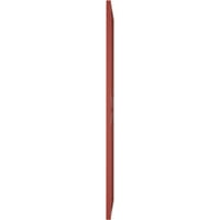 Ekena Millwork 12 W 42 H True Fit PVC Cedar Park Rögzített redőnyök, borsvörös