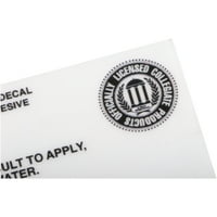 Tag Express Oklahoma State University® újrahasznosítható statikus ragasztó matrica kártyás csomag