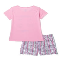 Limited Toout Lányok rövid ujjú pizsamája, 2 darabos készlet, méretek 7-14