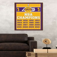 Los Angeles Lakers - Champions Poster