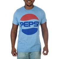 Klasszikus Pepsi logó férfi világoskék póló