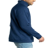 A szövőszékből származó férfi pulóver gyapjúhordozó cipzár pulóver, S-2XL méretű