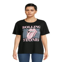 Az idő és a Tru Női Rolling Stones grafikus zenekar póló