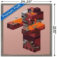 Minecraft-Pigman Nether Fal Poszter, 22.375 34