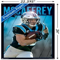 Carolina Panthers - Christian McCaffery Wall poszter pushpins, 22.375 34