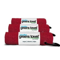Mikroszálas zöldek törülköző bíboros piros csomag