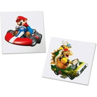 Mario Kart Wii tetoválások, 8pk