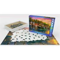 Kikötői naplemente Dominic Davison által 1000 darabos Puzzle