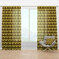 DesignArt 'Moods Yellow XX' glam függöny panel