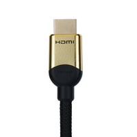Blackweb Premium HDMI kábel nagy sávszélességű 4K HDR -hez, több hosszúság, fekete