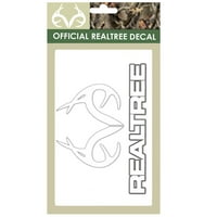 Realtree Antler logó, nagy szerszámvágó matrica, 10 17