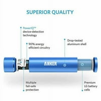 Anker PowerCore+ Mini 3350MAH rúzs méretű hordozható töltő A legkompakt külső akkumulátor, kiváló minőségű Panasonic cellákat