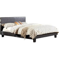 Amerikai bútorok Camilla párnázott king platform ágy, szürke