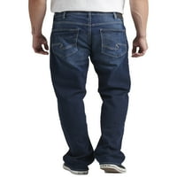 Silver Jeans Co. Men's Grayson Easy Fit egyenes láb farmer, derékméret 30-42