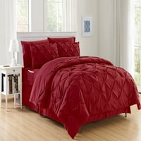 Elegáns kényelmi ágy egy táskában, király, kényelmes, lapos lap, felszerelt lap, ágy szoknya, párnahuzatok, párnahabok