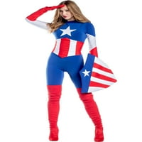 Az Avengers női kapitány Amerika jelmez