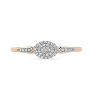 Imperial 10K rózsa arany 1 6ct tdw gyémánt női divatgyűrű