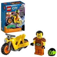 City Stuntz bontási kaszkadőr kerékpár építőkészlet; játék kaszkadőr kerékpárral, lendkerék funkcióval, plusz LEGO City Adventures