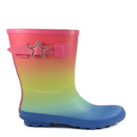 Wonder Nation Rainbow Star Csat Buckle Rain Boot