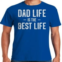 Graphic America Apu élet a legjobb élet apa napi ing apa férfi pólóhoz