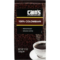 Cain -os kolumbiai közepes sült őrölt kávéja, oz