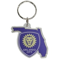 Orlando City SC akril kulcstartó állam logója - nincs méret