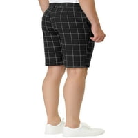 Egyedi olcsó férfiak nyári kockás rövidnadrág vékony illeszkedés ellenőrzött rövid nadrág