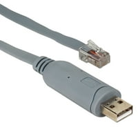10ft USB RJ Cisco Rs Soros Rollover kábel, szürke