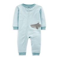 Kis bolygó, Carter kisgyermek fiúja 1 darabos, fitt pamut alvó láb nélküli pizsamák