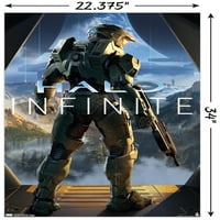 Halo Infinite-Kulcs Művészeti Fali Poszter, 22.375 34