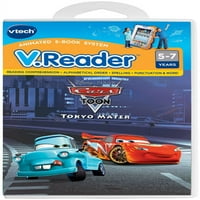VTech v.reader animált e-könyv rendszerkönyv, autók