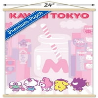 Hello Kitty és barátai-Kawaii Tokyo fali poszter mágneses kerettel, 22.375 34