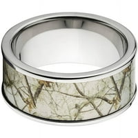 Lapos titán gyűrű egy Realtree Snow Camo beillesztésével