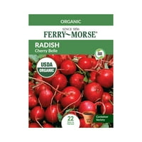 Ferry-Morse szerves 1250mg retek cseresznye Belle növényi növényi magvak teljes nap