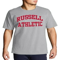Russell Athletic Big & Tall férfi klasszikus logó grafikus póló, Méretek XLT-6XL