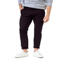 S. Polo Assn. Férfi karcsú, egyenes nyújtó twill chino