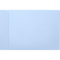 Luxpaper nyitott végű borítékok, babakék, 50 csomag