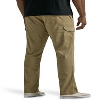 Lee® Big Férfi Extreme Motion Straight Fit Twill Cargo Pant Fle derékpántnal