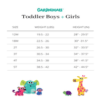 Garanimals baba és kisgyermek lányok rövid ujjú pólója, súgy és rövidnadrágos ruhája, 4 darab