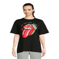 Rolling Stones női túlméretezett zenekar póló