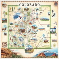 Remekművek - xplorer - Colorado térkép - Jigsaw puzzle