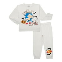 Sonic Boys Halloween pulóver és nadrágkészlet, 2 darab, méret 4-10