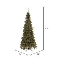 Vickerman mesterséges karácsonyfa 6.5 'X34 talmi hangya. Pezsgő Fenyő Tippek