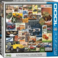Jeep Reklám Gyűjtemény 1000 Darabos Puzzle