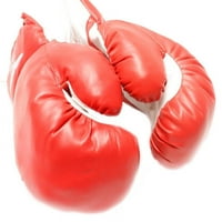 Pár új boksz lyukasztó kesztyű és Fitness edzés: Red-6oz