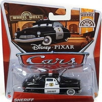 Disney Cars Series Seriff Öntött Autó