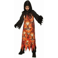 Halloween szublimáció - Fire Reaper gyermek jelmez