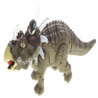 Sétáljon a triceratops dinoszauruszos játéknak fényekkel és hangokkal
